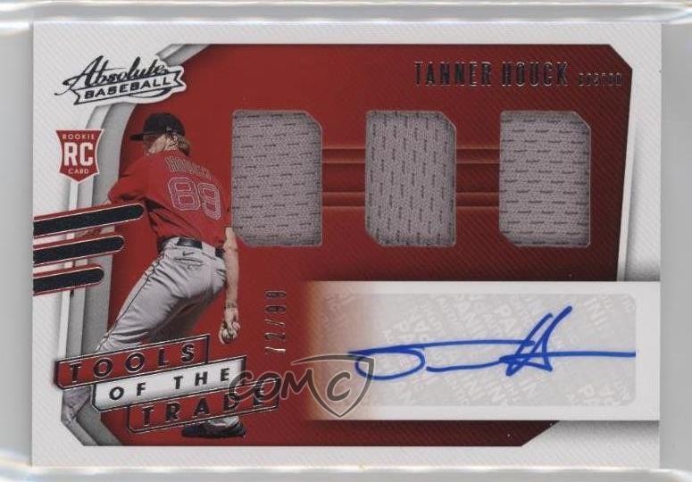 2021 Panini Absolute Retail 72/99 Tanner Houck #TT3S-TH Rookie Auto RC 2s2