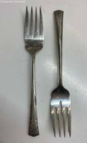 (D) Two Gorham Greenbrier Sterling Silver Forks