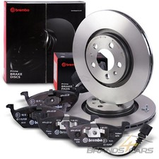 BREMBO COATED BREMSSCHEIBEN Ø280 BELÜFTET+BELÄGE+ VWK VORNE FÜR AUDI A3 8L 00-03