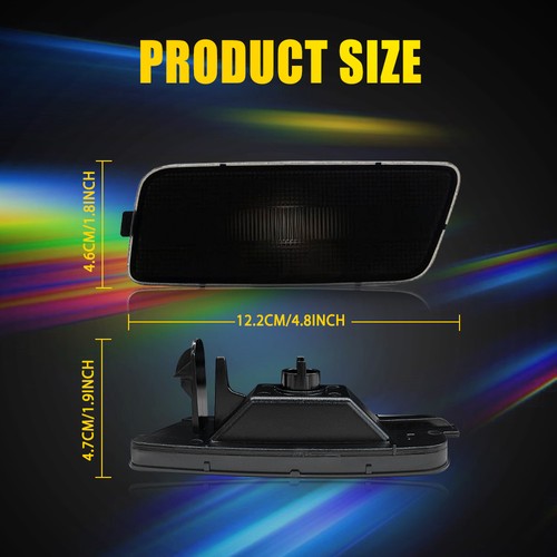 For 10-14 VW MK6 Golf GTI Smoked Front Fender Side Marker Lights Housings 2/Set - Picture 10 of 13