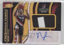 2019-20 Certified Freshman Fabric Signatures Gold /10 Nassir Little #NL Auto 1u6