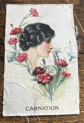 MY WEEKLY-FLORAL BEAUTIES 1914 (SILK SILKS M12)- CARNATION