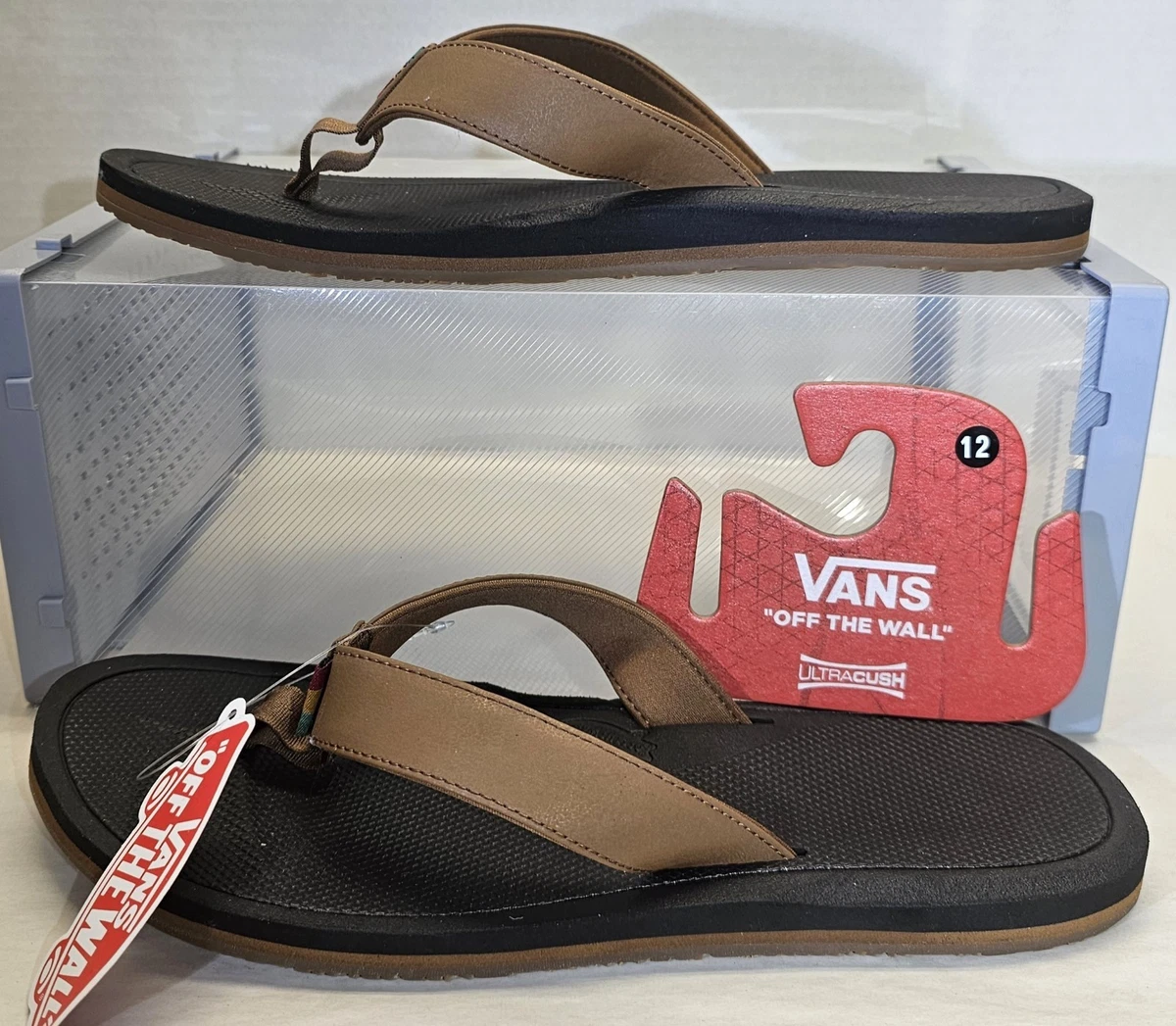 Vans blue rubber slip on water sandals men size 11 No box Vans Vault OG Authentic LX (Canvas) Navy Blue White Mens  main image 4
