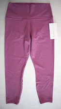 Athleta 798638-192 Women's Sz M Lotus Pink/Light Purple Transcend 7/8 Tights $89