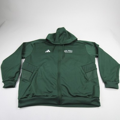 Cal Poly Mustangs adidas Jacket Men's Green New with Tags 2XL