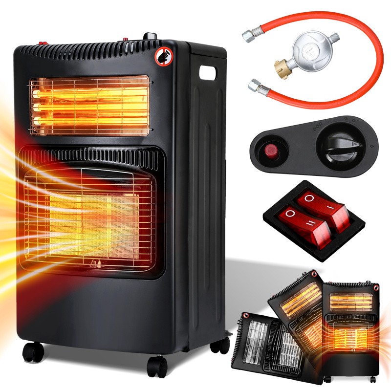 4200W Gasheizung Terrassen LPG3 Wärmestrahler Gasheizer Heizgerät Campingheizung