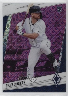 2020 Panini Chronicles Phoenix Purple Mojo 39/75 Jake Rogers #19 Rookie RC 0q3