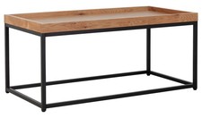 Loft Living Oak Veneer Coffee Table Natural Modern Living Room Furniture