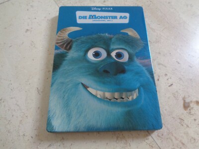 MONSTERS , INC. 4 Disc SteelBook Blu-ray DVD +MONSTERS UNIVERSITY