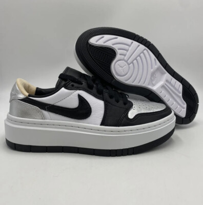Nike Air Jordan 1 Elevate Low SE Metallic Silver Toe DQ8561-001 Womens Size 11