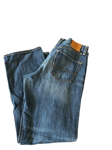 Lucky Brand 361 Vintage Straight Jeans Mens Sz 33x32 (33x30) Blue Denim Stretch - Picture 5 of 8