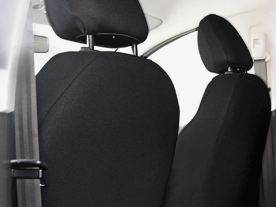 Fundas de asiento delanteras para Ford Cougar cuero sintético negro Foto 4 de 4