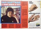 DAN HARTMAN = 2 pages 1979 vintage FRENCH clipping !!!