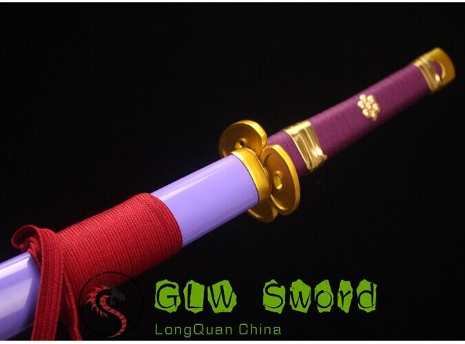 Enma Katana Of Roronoa Zoro One Piece Green Blade Alloy  Tsuba--Ryan1423,$145.00 