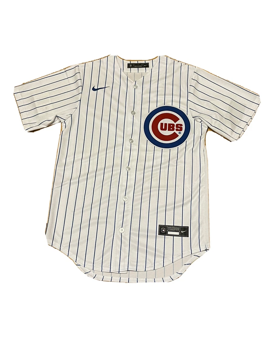 Nike MLB Chicago Cubs Kris Bryant #17 White Home Baseball Jersey Size Small