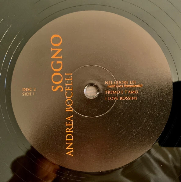 Andrea Bocelli – Sogno - 2LP - 180Gram - Brand New/Mint Vinyl - Imagem 4 de 4