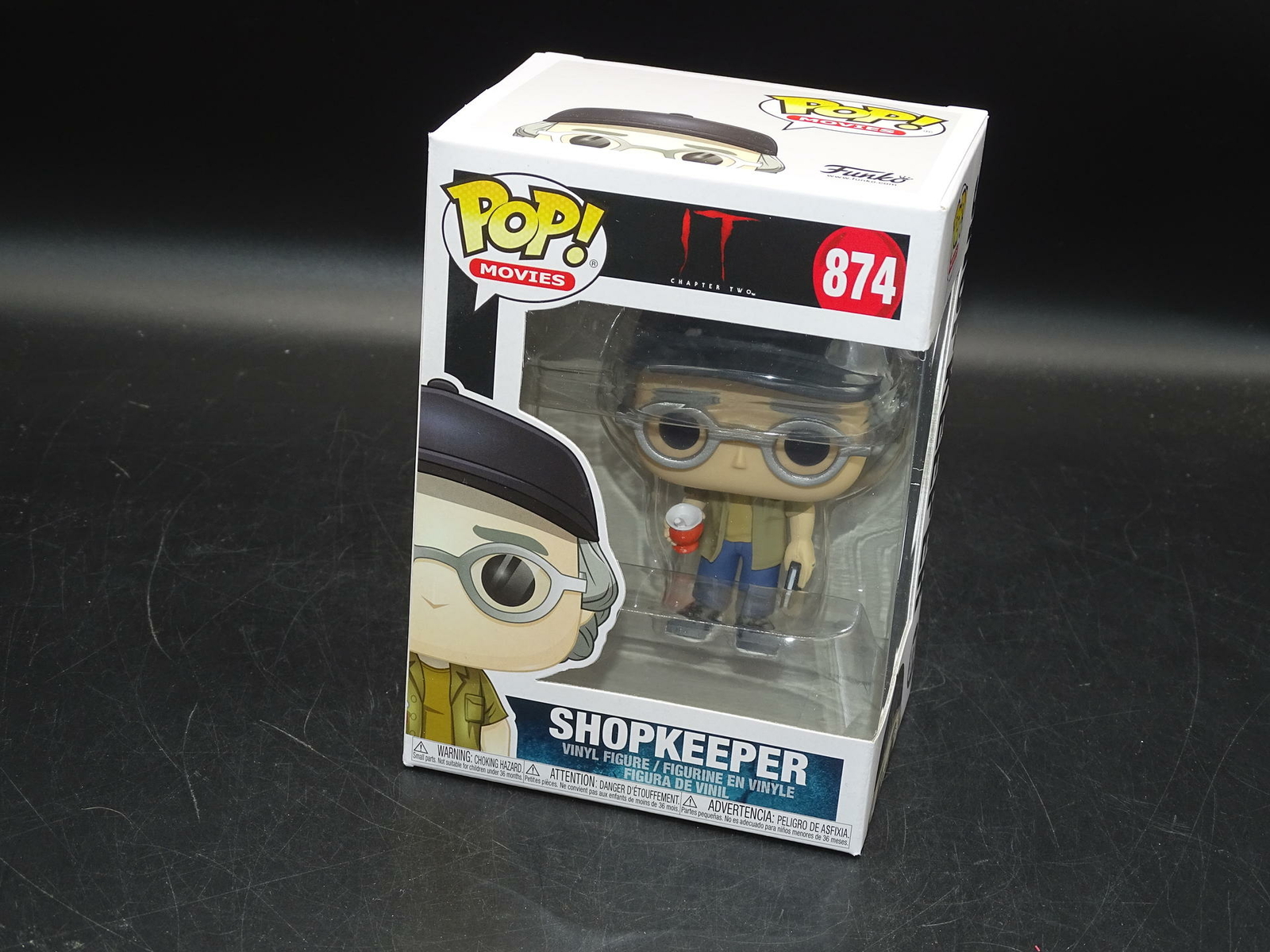 Funko Pop! Movies: It 2 - Shop Keeper (Stephen King) #874 ***Brand New***