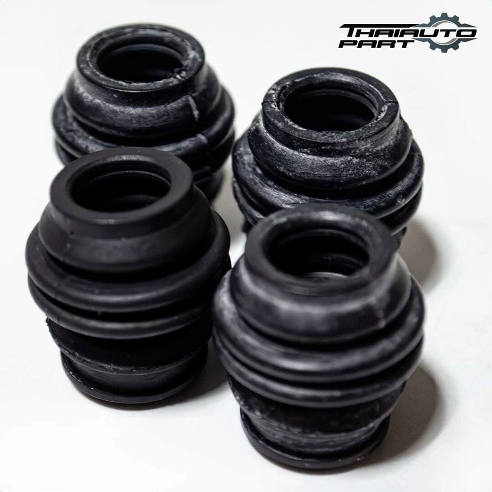 Pinza de freno de disco Pin Boot pequeña negra 4 piezas para Toyota Hilux MK5 MK6 2005-2014 Foto 2 de 4