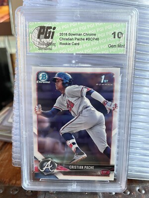2018 Christian Pache  Bowman Chrome RC BCP-46 PGI 10