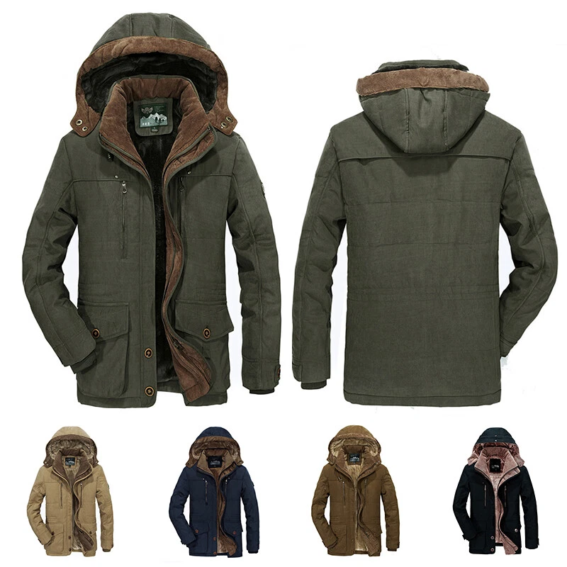 Fleece lined shop parka jacket