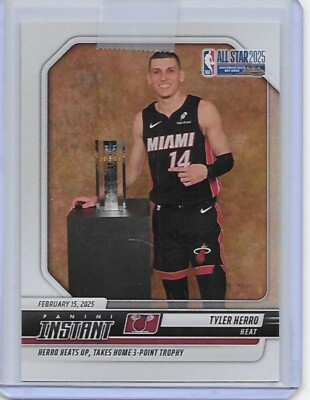 2024-25 Panini Instant TYLER HERRO 2025 3-Point Contest Champ #356 /103 Heat