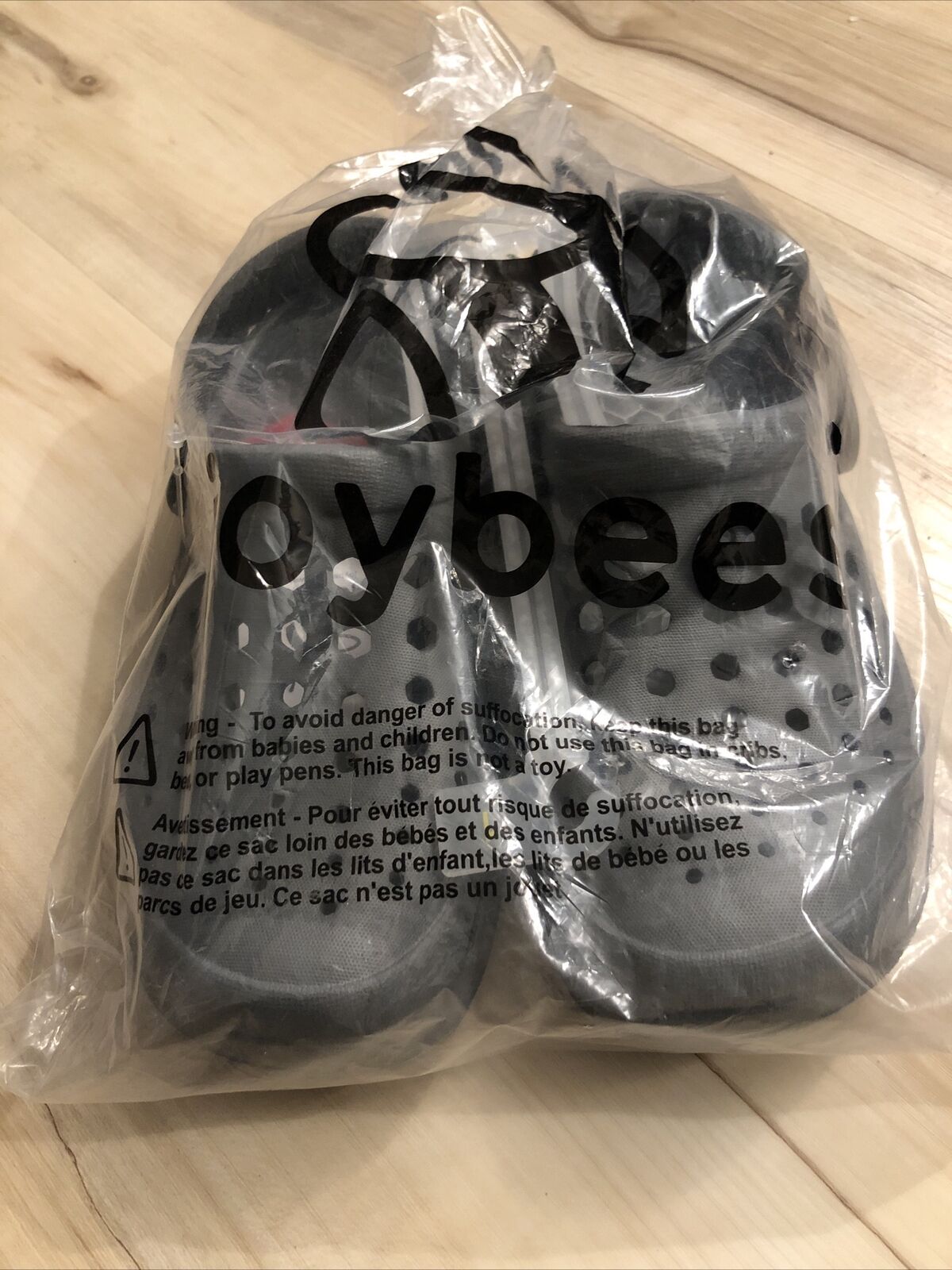 Joybees Kids Active Clog - Charcoal/Black - Size J1 New With Tags!