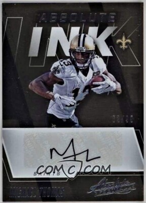 2017 Panini Absolute Michael Thomas Autograph Card /99