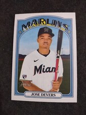2021 Topps Heritage High Number Baseball Jose Devers Rookie Card #670