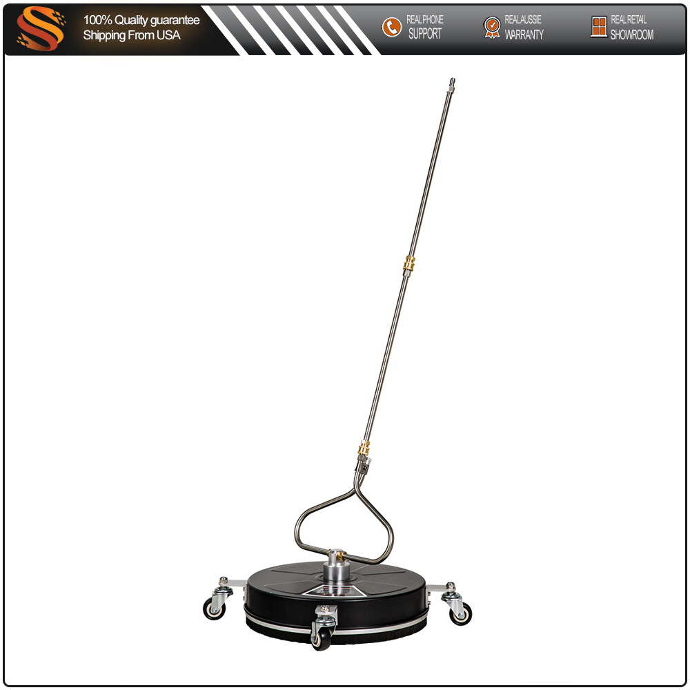 15 Inch High-Pressure Washer Surface Cleaner Kit with 2 Extension Wands 4000 PSI