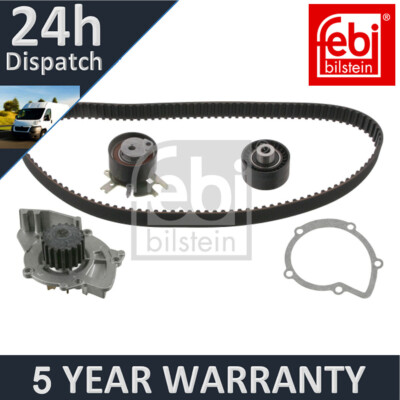 Fits Ford Focus Kuga C-Max 2.0 dCi Febi Timing Cam Belt Kit + Water Pump