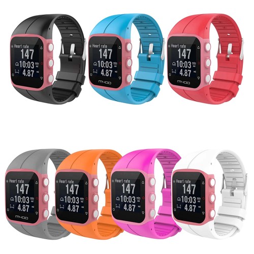 StrapsCo Silicone Rubber Replacement Band Strap for Polar M430 GPS Running Watch - Picture 2 of 16