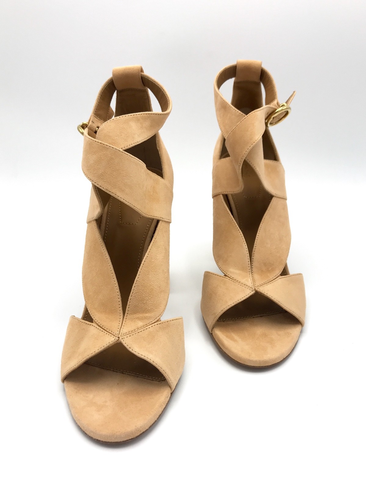 NIB Chloe Chloe Chloe Womens Bright Peach Suede Sandals Block Heel Buckle Closure Size 39.5 9ee882 NIB Chloe Chloe Chloe Womens Bright Peach Suede Sandals Block Heel Buckle Closure Size 39.5 9ee882