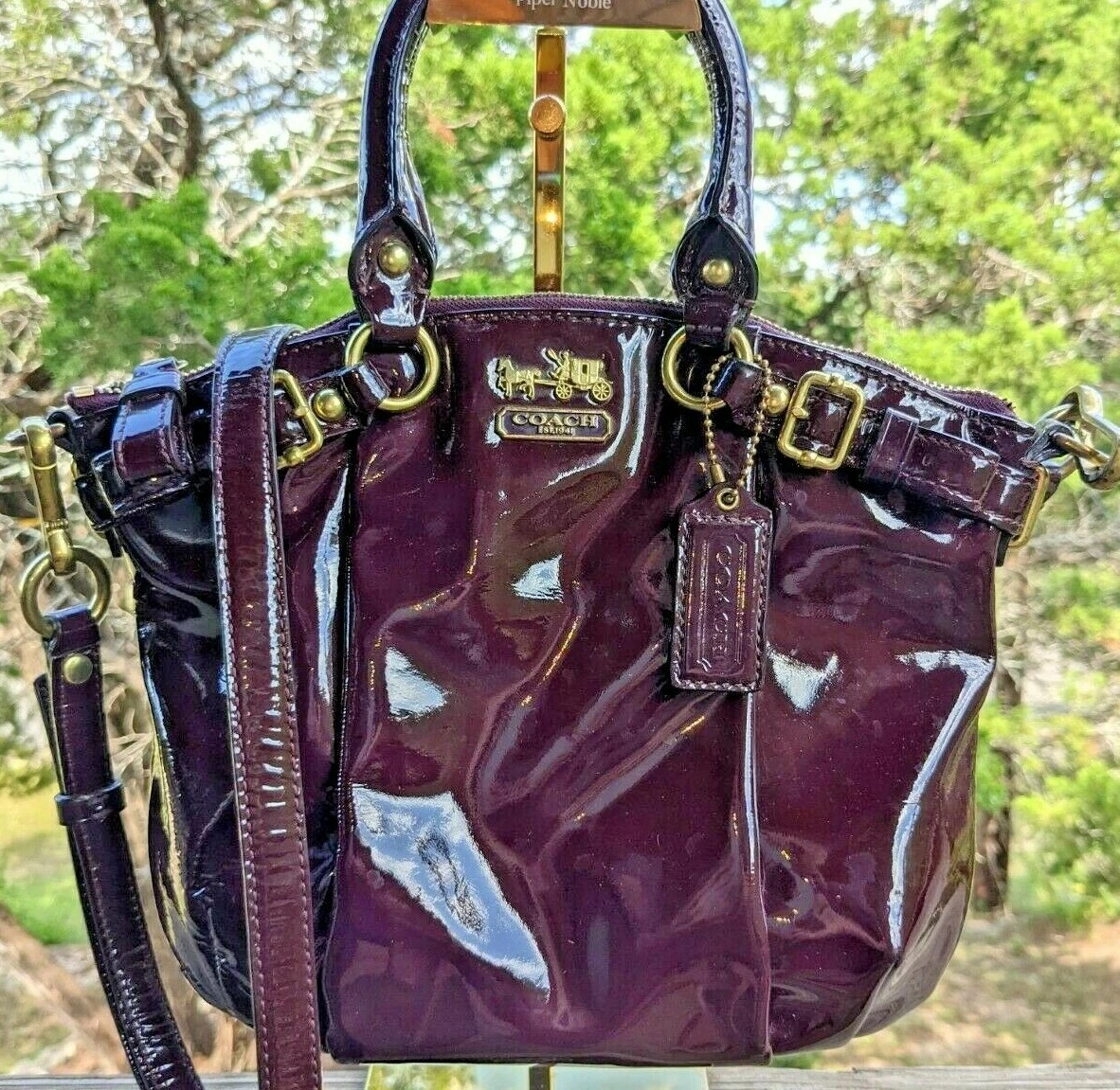 Coach cheap plum purse