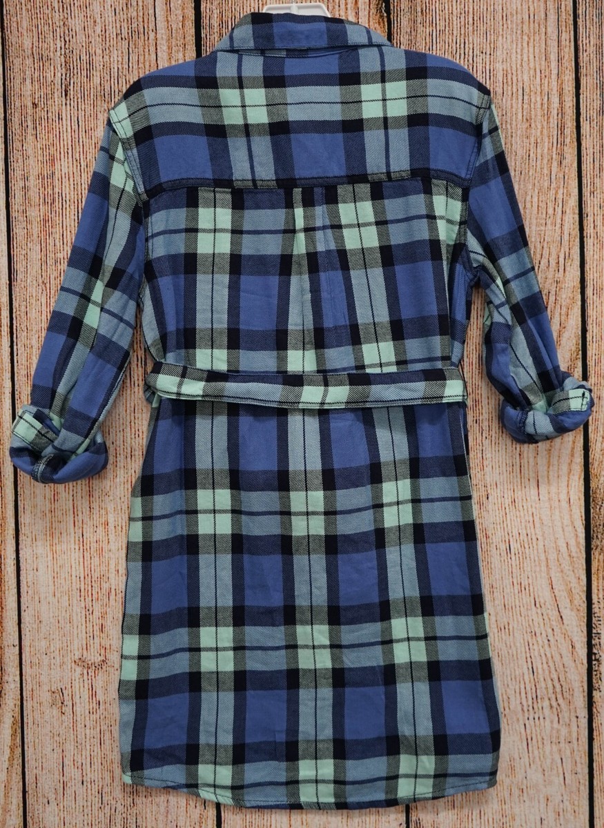 Girls Sz S (6-7) Shirt Dress Print NWT GAP Kids Twinkle Blue