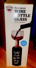 BIG MOUTH Wine Bottle Glass 750 “HOLDS FULL BOTTLE “