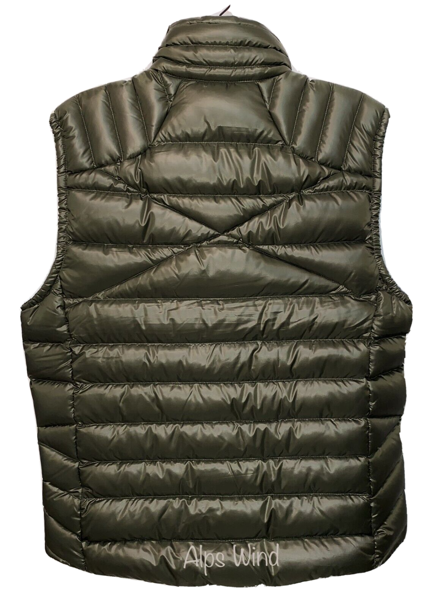 DOWN VEST OFF TNRCM RUFFLOG ラフロッグ RLX Ralph Lauren Macoy Quilted Down Vest Mens SZ. M Green 750 Fill