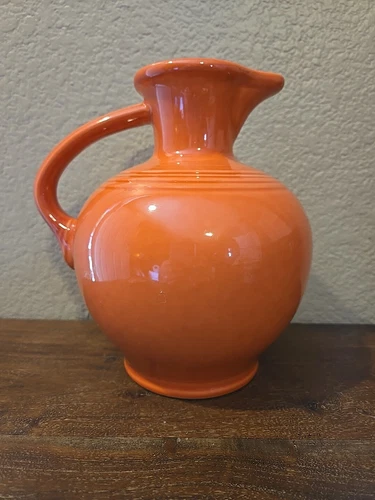 Fiestaware Water Pitcher Jug Vase Pottery