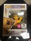 Funko Pop Simba #496 Disney Lion King HQ Flocked Exclusive + Protector!