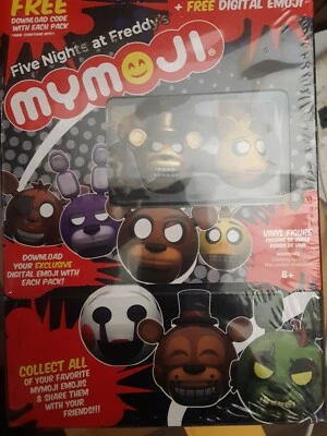 FUNKO FIVE NIGHTS AT FREDDY'S MYMOJI VINYL FIGURES CASE OF 24 & DISPLAY BOX NEW!!!