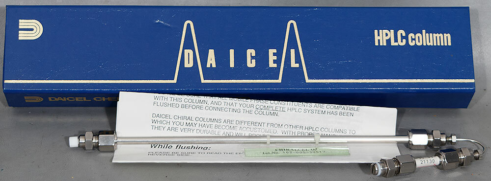 NEW Daicel/Chiral CHIRALCEL OJ 25 X 0.46 cm HPLC Analytical NEW Daicel/Chiral CHIRALCEL OJ 25 X 0.46 cm HPLC Analytical