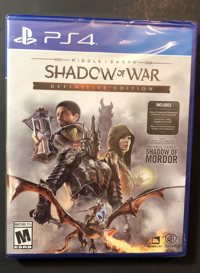 Middle-Earth Shadow of War Definitive Edition [ ] (PS4) NEW | eBay