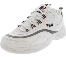 Fila Ray Kid's SintheticColor white/Navy/msil Kids Unisex Size 7 Children New