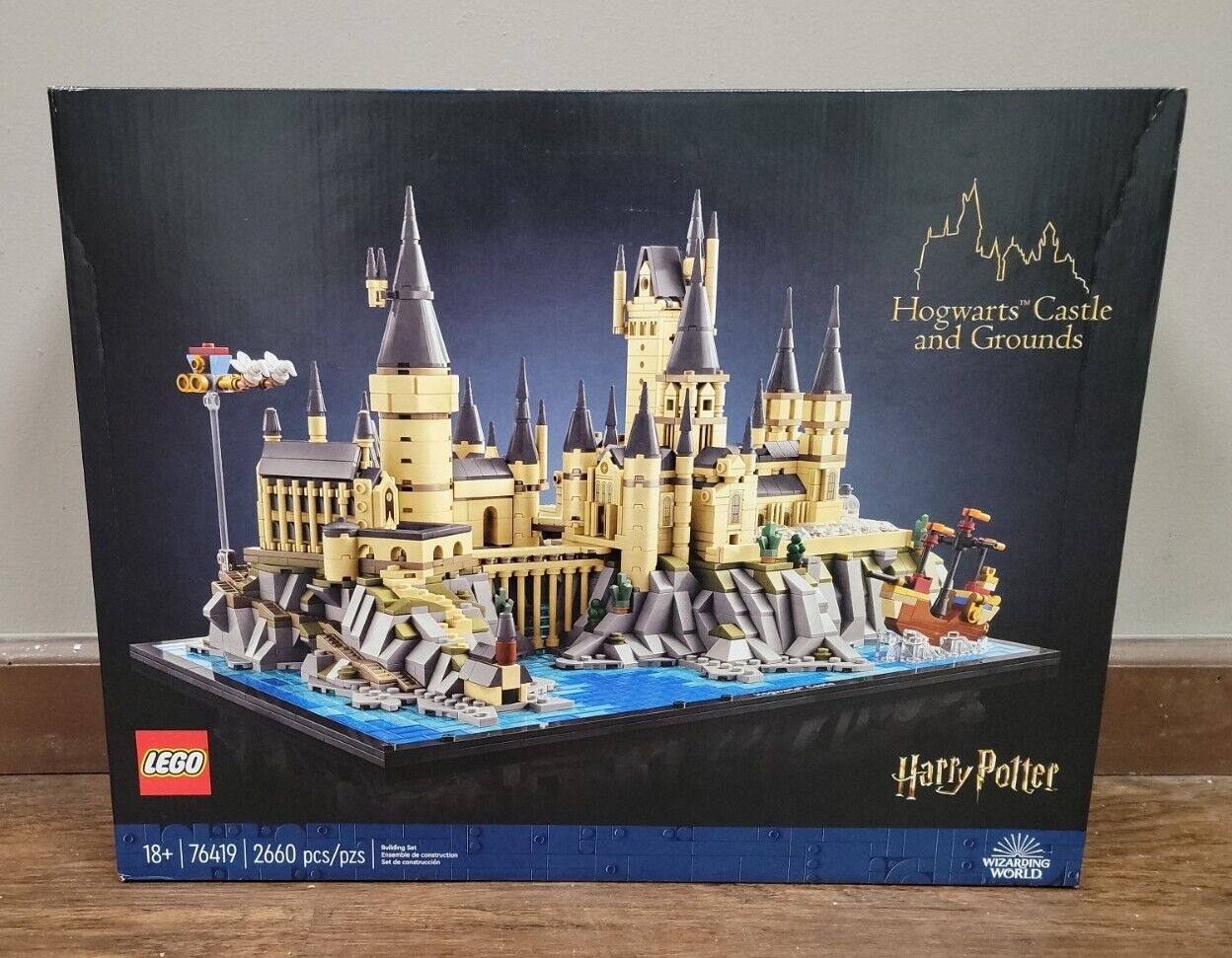 LEGO Harry Potter Hogwarts Castle and Grounds Wizarding Building Set 76419