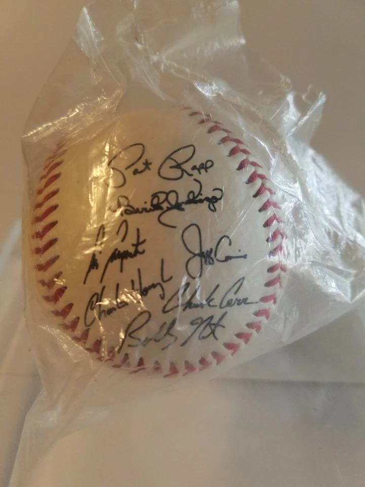  Florida Marlins 1993 Inaugural year Chevron Team Stars Fotoball full signatures - Image 2 of 4