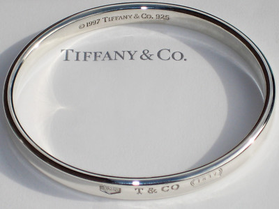 tiffany silver bangle