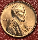 1956 D/D Lincoln Wheat Cent BU RPM Repunched Mintmark Die Variety Actual Coin