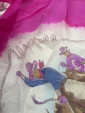 Hot Pink Paisley Printed Western Southwestern Wild Rag Scarf Accent