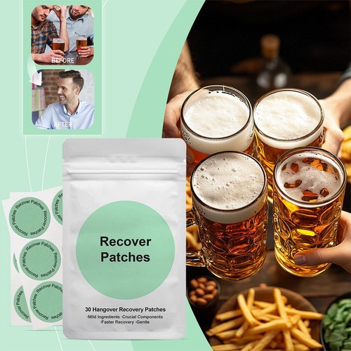 Natural Hangover Aid Care Patch 30pcs - After Party Recovery Sobering Patches - Picture 2 of 23