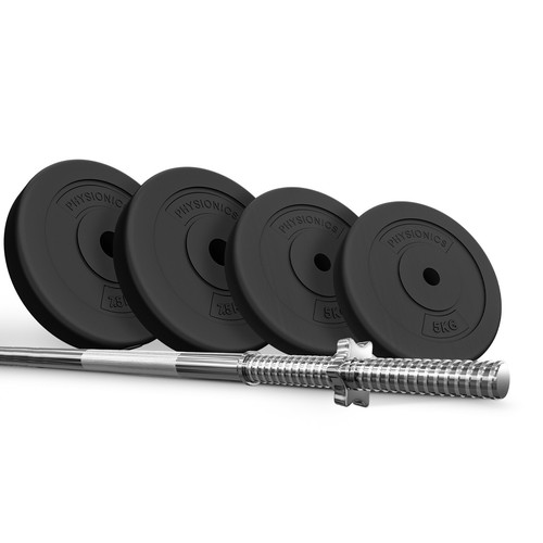 Physionics® Zestaw sztang z ciężarkami Sztanga Obciążniki - Zdjęcie 35 z 72