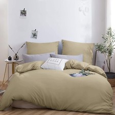 Duvet Cover Hotel Quality 3pc Luxury Bedding Set Single Double Super King Size